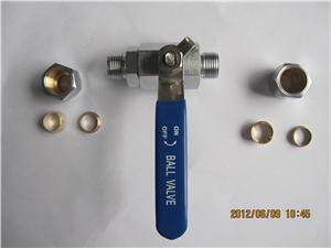 Hexagon ball valve sleeve